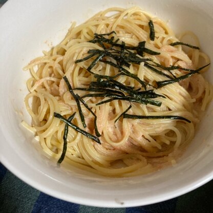 明太クリーム濃厚で大好きです！パスタを茹でている間にソースをパパッと作れるのもうれしいです。